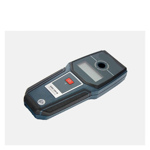 Slick Stud Finder Wall Scanner That Ditches Guesswork Detecting Live Wires Copper Pipes Hollow Cavities And Steel Rebar Up To Four Inches Deep For Zero Stress Diy Home Fixes handheld digital wall scanner with screen and buttons.