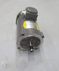 VN3537 Industrial Motor Workhorse With High Torque Rugged And Efficient Performance For Heavy Duty Applications Ambient Forty Celsius 2.1 Amp Class B Insulation Code J Design B Industrial Grade Motor For Commercial Equipment, shown from side angle