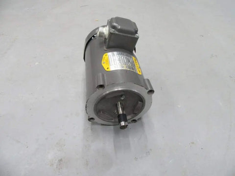 VN3537 Industrial Motor Workhorse With High Torque Rugged And Efficient Performance For Heavy Duty Applications Ambient Forty Celsius 2.1 Amp Class B Insulation Code J Design B Industrial Grade Motor For Commercial Equipment, shown from side angle