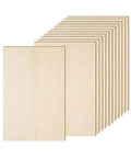 12-pack basswood sheets, 12 x 16 x 1/4 in, unfinished craft wood for laser engraving