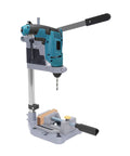 Beefy Sturdy Drill Press Adapter Stand For Floor Or Table Use Universal Bench Clamp For Drill Workbench And Repairs Aluminum Base Stable Mount With Large Footprint Collet Compatible Drill Press Table