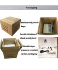 Automatic Cable Wire Cutting and Stripping Machine With Touch Screen and Protective Cover, packaging materials visible