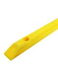 Yellow Skateboard Rails Old School Plastic With Mounting Screws 14.5 Inch 4 Hole Design Durable ABS Plastic For Smooth Rips And Slides And Protecting Graphics Fits Most Boards