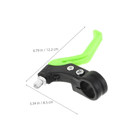 Green Kid Friendly Bicycle Brake Levers 1 Pair Universal Fit For Disc Brakes Lightweight Durable Plastic Finger Handles