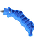 2-In-1 Drip Irrigation Hole Punch And Fitting Insertion Tool Kit with durable blue handle, angled view
