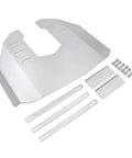 Rock Solid Stainless Steel Hydrofoil Stabilizer Fin For 40-350HP Outboard Motors, Easy Install Bolt On Upgrade For Speedboats