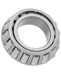 Close-up of Two Pack Tapered Roller Bearing Set 1 Inch Inner Diameter By 2.047 Inch Outer Diameter By 0.591 Inch Width Cone 07100 Cup 07204