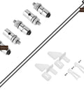 Adjustable Push Rod Connector Linkage Stoppers 1.3mm With Nylon Control Horns 21x10mm And Z Push Rods 1.2x210mm RC Aircraft Replacement Parts