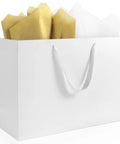 Three Pack Extra Large White Gift Bags With Handles 16 By 6 By 12 Inches Includes Six Tissue Papers For Birthday Wedding Holiday Shopping And Business Gift Wrap