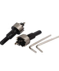 Pro Grade Heavy Duty HSS Hole Saw Set 20.5mm Cutting Diameter 66mm Overall Length 13mm Cutting Depth Spring Loaded Twist Drill Bits 2 Pack