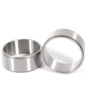 Heavy Duty Chrome Steel Sleeve Bearings And Bushings 45 Millimeter Inner 52 Millimeter Outer showing two chrome steel bushings.