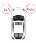 Mercedes Benz Clear Front Headlight Lens Cover Replacement For Smart Fortwo W451 2009 To 2015 2 Pieces Pair Easy Install Durable Glass Shield top view left right