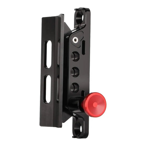 Rugged Aluminum Fire Extinguisher Mount Bracket With Four Clamps For Jeep Wrangler TJ JK JL JKU And UTV Polaris RZR Ranger Quick Release Design One Hand Quick Release Knob