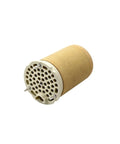 Heavy Duty 102684 Ceramic Heating Core Pumping Out Killer Hot Air Flow For Three Phase 400 Volt Machinery And Massive 16500 Watt Industrial Muscle Around The Clock Daily - cylindrical shape with perforated design.