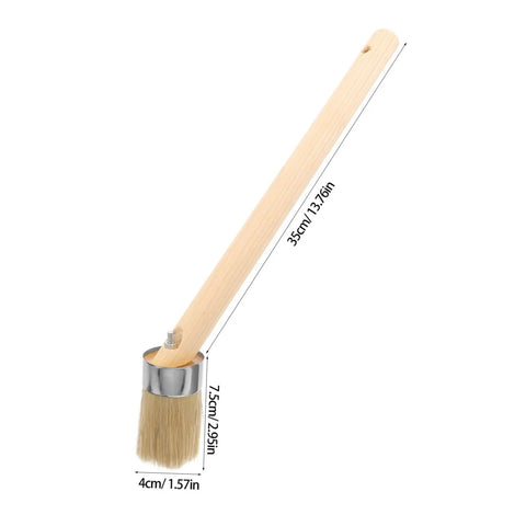 Wood Handle Pig Bristle Paint Brush For Acrylics Stain And Wall Painting Awesome For DIY Furniture And House Projects