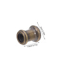 Legit 4 Pack Heavy Duty Gold Metal Lamp Pipe Coupler Adapter Connects Fixture Threads Perfectly For Your Next Sick DIY Lighting Projects With Heat Resistant Zinc Alloy Build Holds Tough So You Can Skip The Tools Get It Done Right No Sweat, 2cm gold zinc alloy coupler