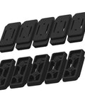 Heavy Duty Mounting Feet For Packout System, 10 Pack Black ABS Feet Compatible With Milwaukee Packout Tool System, durable feet