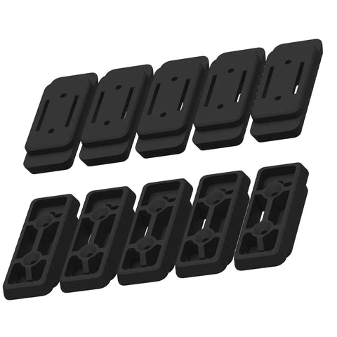 Heavy Duty Mounting Feet For Packout System, 10 Pack Black ABS Feet Compatible With Milwaukee Packout Tool System, durable feet