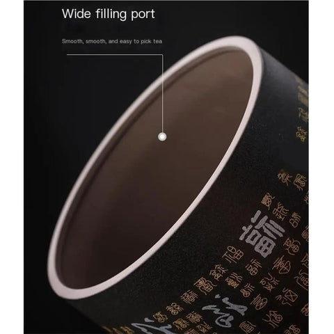 Heavy Duty Ceramic Food Storage Jar With Airtight Silicone Lid Keeps Your Pantry Looking Fresh And Organized Perfect For Bulk Tea Coffee Beans Spices Sugar And Cookies, showing wide filling port design.