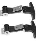 Stainless Steel T Handle Draw Latches Set Of 2 With Rubber Cushioned Latch For Tool Boxes Carts And Automotive Use Heavy Duty Built To Last Flexible