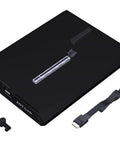 Badass Ocu Link External Gpu Dock PCIe 4 0 X4 64Gbps Throughput showing compact design with shielded cable and connectors.