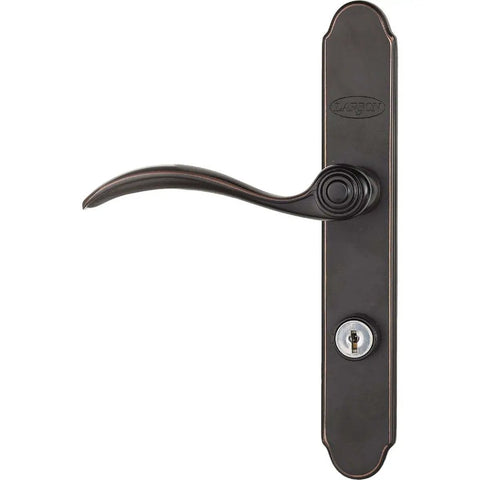QuickFit Curved Aged Bronze Handle With Easy Install Durable Metal Pull For Cabinets Doors Or Gates Smooth Grip And Modern Look