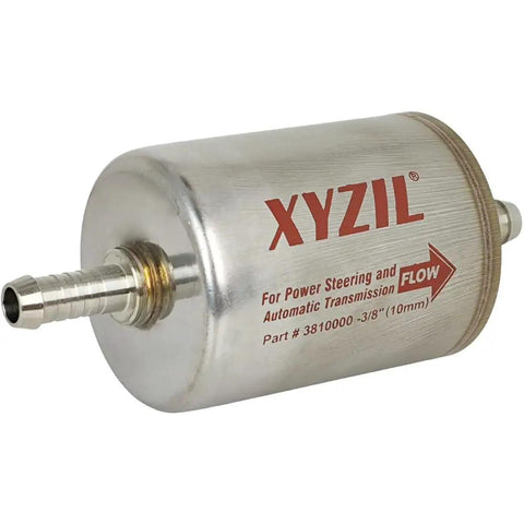 Inline Magnetic Transmission And Power Steering Filter 3/8 inlet and outlet 10 mm with dual filtration and metal housing