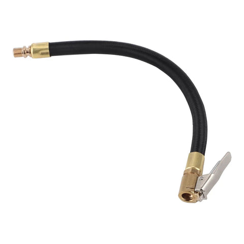 Heavy Duty Rubber Tire Inflator Hose Rated To 300 Psi With Rock Solid Seal and Tight Thread Fitment for Cars Trucks and Suv,
