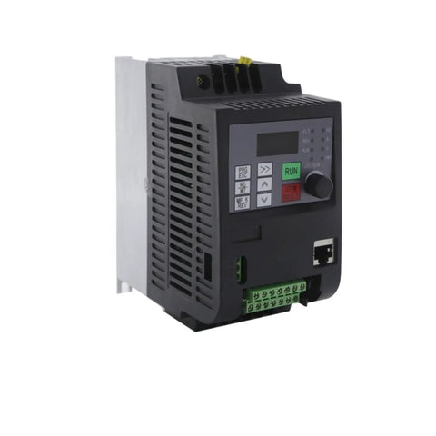 Three Phase 380V Variable Frequency Drive Inverter For Motor Speed Control 5.5KW 4KW 3Phase 380V Input Output VFD Frequency Converter Workhorse For Industrial Motors, shown from a front angle.