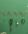 Black Wrought Iron Wall Mount Coat Hooks With Smooth Polish Heavy Duty Key Hangers, featuring organized daily gear.