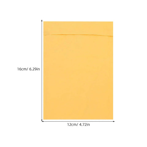 Kraft Paper Bubble Mailers 100 Pack Padded Envelopes 120x160mm Self Seal Waterproof Shipping Bags for Electronics and Important Documents
