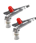 1.5 Inch Farm Sprinkler Spray Gun 360 Degree Rotary For Big Area Watering Farms Orchards Tea Gardens Forestry Pack Of 2 Adjustable 25 To 360 Degree Coverage With Heavy Duty Zinc Alloy Build