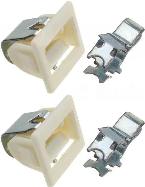 Top Notch 2 Pack KitchenAid Door Catch Strike Latch Kit 279570 FSP279570 includes two heavy duty latches for secure appliance door closure.