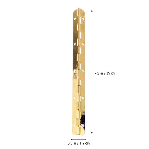 Gold Cabinet Hinges 190mm Heavy Duty Built Tough 2 Pack For Kitchen Cupboards And Furniture Doors Connective Door Closer Hardware Durable Metal Hinges For Easy Install
