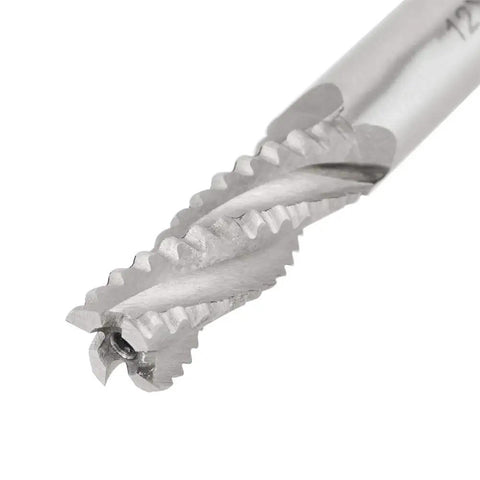 Roughing End Mills Set Of 4 High Speed Steel Milling Cutters For CNC Router Bits With Four Flutes Ideal For Slot Milling