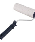 8 Inch Heavy Duty Rubber Pattern Paint Roller For Faux Stone Wall And Floor Texture Pro Move Diy Embossing Cylinder Stamp showing the roller with textured surface.