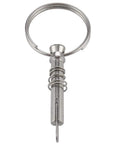 4-pack stainless steel quick-release pins with ring, 1/4" diameter, drop cam and spring for marine bimini tops