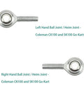 CK100-S Steering Wheel Linkage Rod With Heim Joints For Go Kart Replacement Part That Fits CK100-S SK100 HS100GK 98cc 3.0HP P401001641100000 Durable Performance Upgrade left and right heim joints