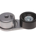 Accessory Drive Belt Tensioner Pulley Assembly for Nissan Frontier 05-19, Pathfinder 05-12, Xterra 05-15, NV1500 12-21 OE Quality Construction Beefy Durability Smooth Fit Rattle Free Operation Easy Install Premium Replacement Part, black pulley