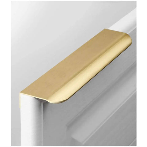 Gold Slick Invisible Door Handle Set For Wardrobe And Kitchen Cabinets Concealed Edge Pulls 1500mm Length