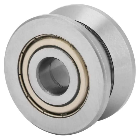 Built Like A Tank LV201ZZ V Groove Track Roller Guide Bearing 12X41X20mm showing hardened steel core and frictionless glide.