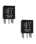 2 Pack 5 Pin Power Relay Kit For Auto Fuel Pump Replacement G8V RH 1C7T R DC12, black, waterproof, durable car relay components