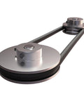 V Type Pulley With 7mm Bore And 41mm Outer Diameter Aluminum Alloy Single Groove For 4 To 5mm PU Round Belts Fits Motor Shafts And Drilling Machines
