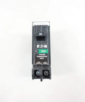 20 Amp Combination AFCI Single Pole Circuit Breaker for Plug On Neutral Panels, Type BR, 120/240V, 10 kAIC, black finish, front view