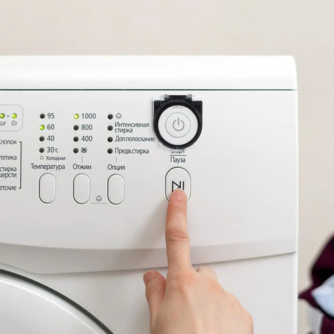 Clear Push Button Switch Cover Protector For Computers And Home Appliances To Keep You From Accidental Shutdowns on washing machine
