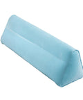Secure Non Shift Inflatable Bed Rail For Seniors With Universal Fit From Twin To King Quick 3 Minute Setup in blue