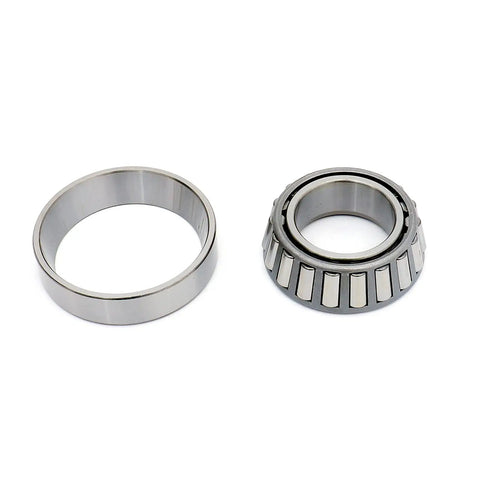 25580/25520 Tapered Roller Bearing Cup And Cone Set Set Of 2 Heavy Duty Replacement, shown side by side, ISO TS 16949 Certified