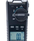 Open Jaw Voltage Continuity And Current Tester Workhorse 600 Volt And 100 Amp With LED Worklight, backlit display, compact design