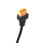Heavy Duty Two Meter Extension Cable Male To Female Plug For Solar Batteries Rc Aircraft And Toy Cars 18Awg Pvc Jacket close-up of XT60 connector.