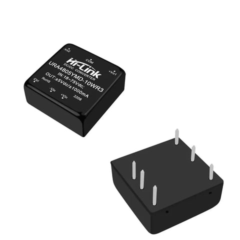 Heavy Duty Isolated DC To DC Converter 48V Down To Plus Minus Five Volts Dual Output Switching Module 10W Step Down Regulator from multiple angles.